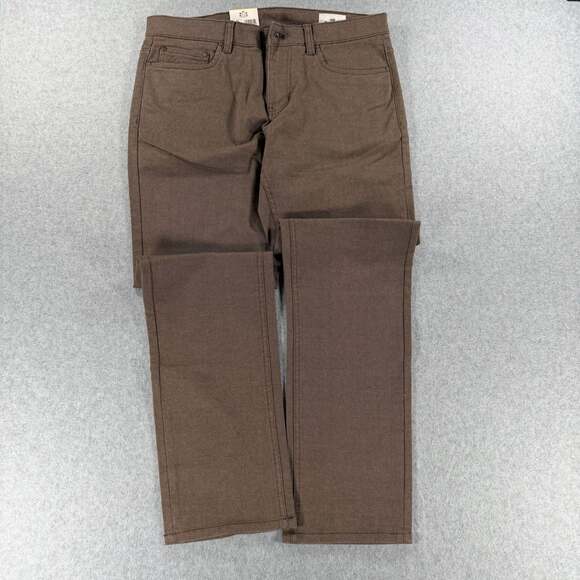 English Laundry Other - English Laundry Mens Brown 5-Pocket Straight Leg Casual Pants Size 32x30